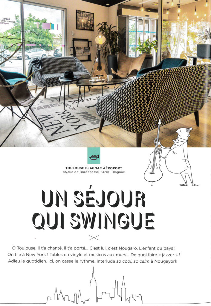 Publication de l'Ibis Styles Toulouse Blagnac dans le livre collector d'Ibis Styles