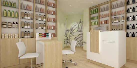 L'agence d'architecture intérieur à décoré et aménager l'onglerie de Saint-Yrieix