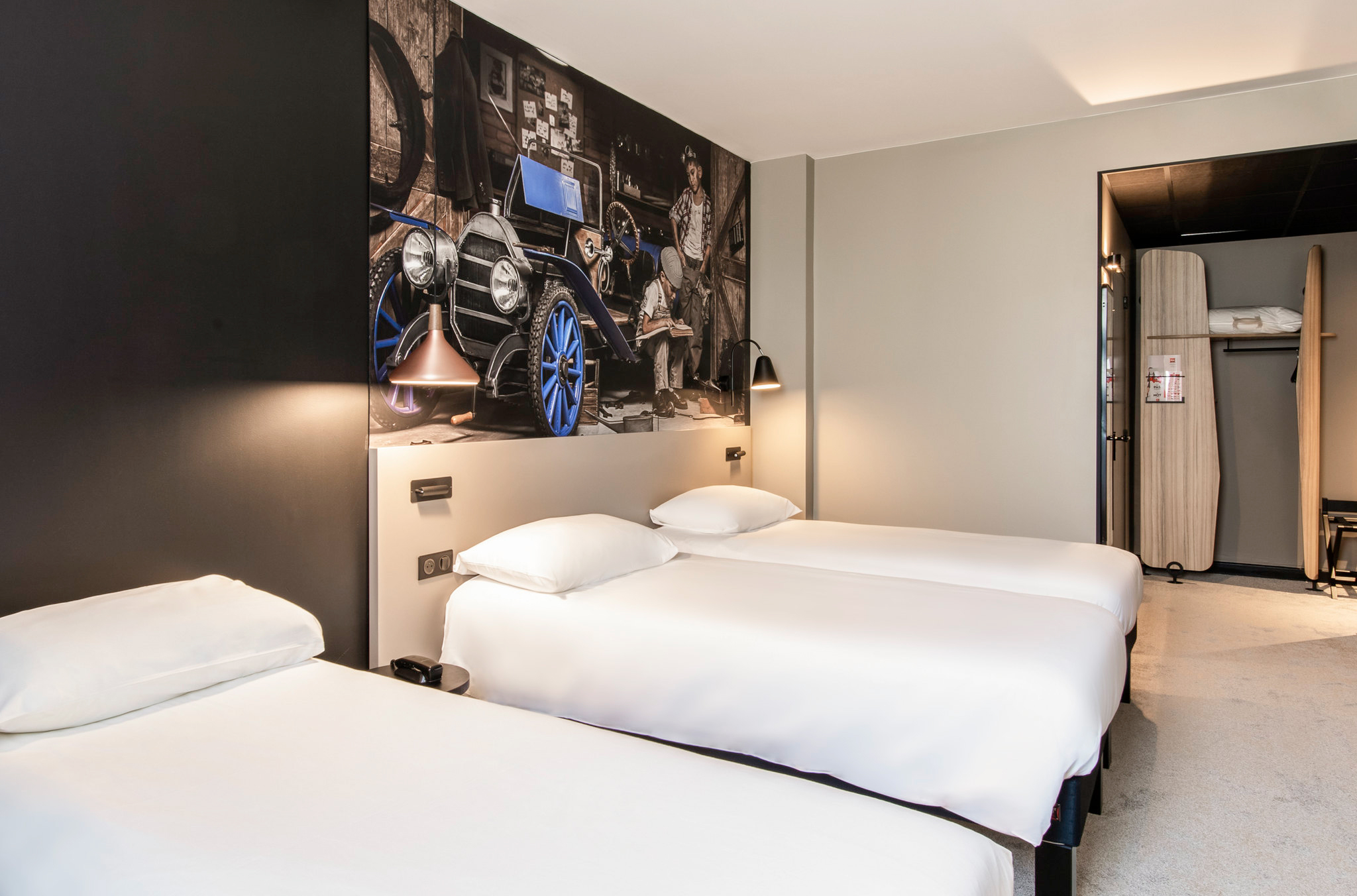 Rénovation et décoration hôtel Ibis Rouge Le Mans