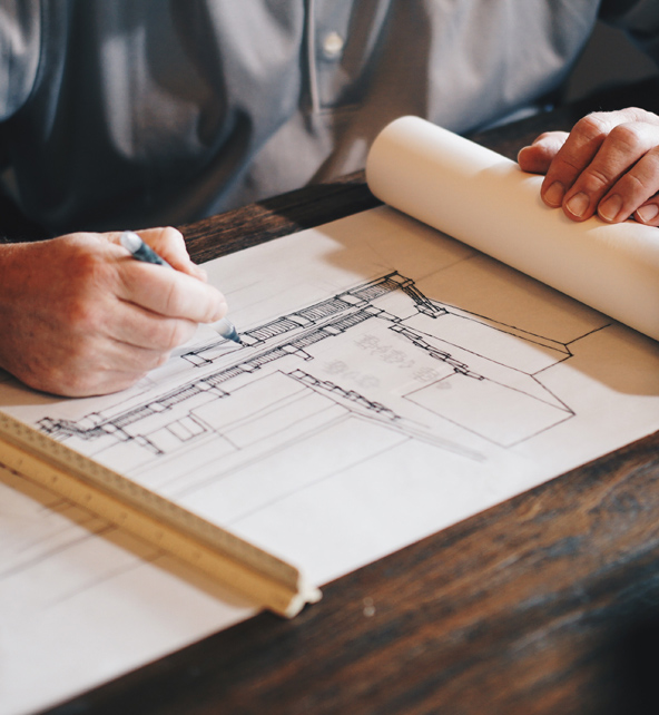 Étape technique, APD, APD, DCE du projet d'architecture intérieur pour hôtels et commerces
