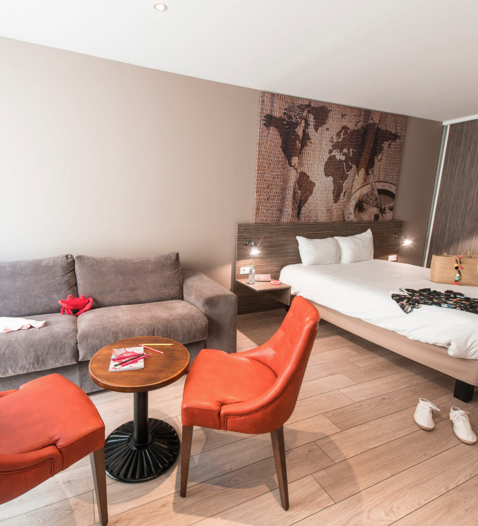 Rénovation et décoration des chambres de l'hôtel Ibis Styles de Hyères