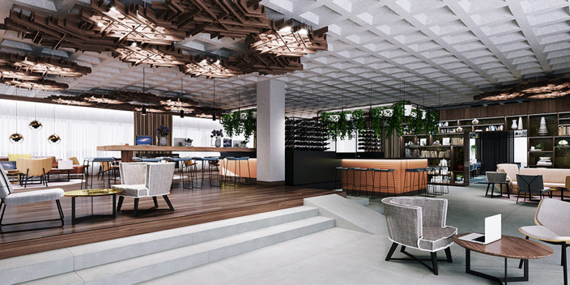 Rénovation et décoration de l'hôtel Ibis Gaîté Montparnasse