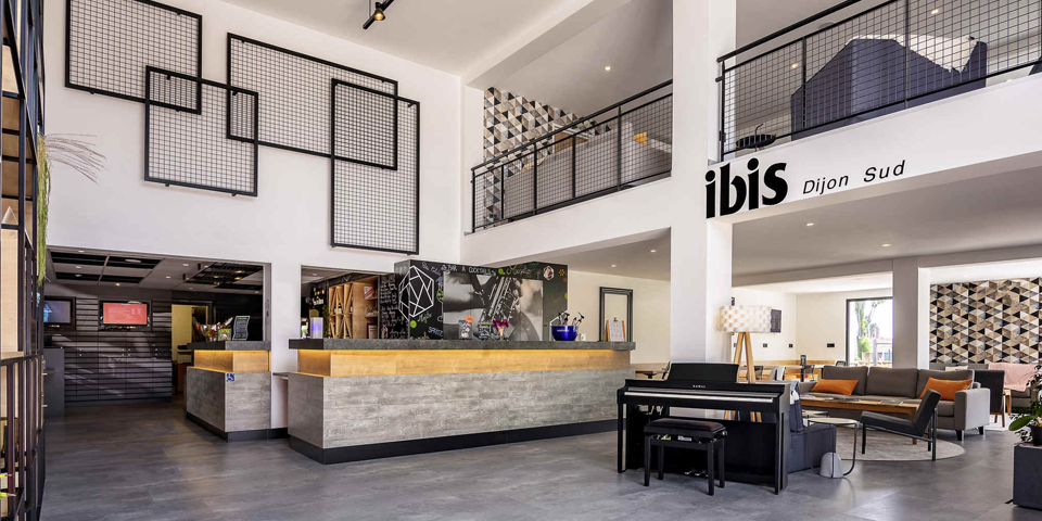 Rénovation et agencement de l'hôtel Ibis de Dijon Sud