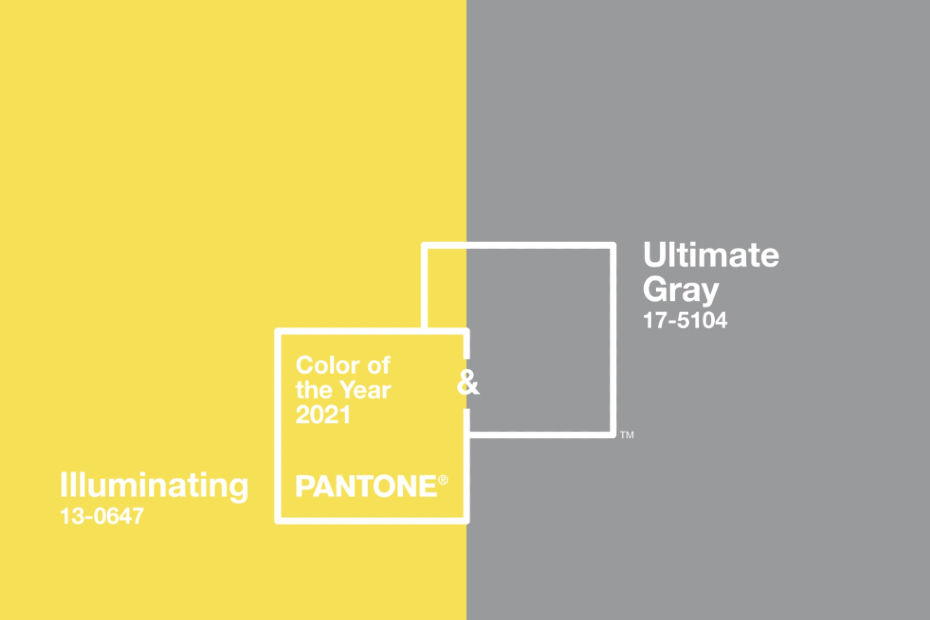 Couleur de l'année 2021, Pantone Ultimate Gray et Illuminating