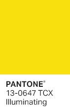 Pantone 13-0647, jaune Illuminating