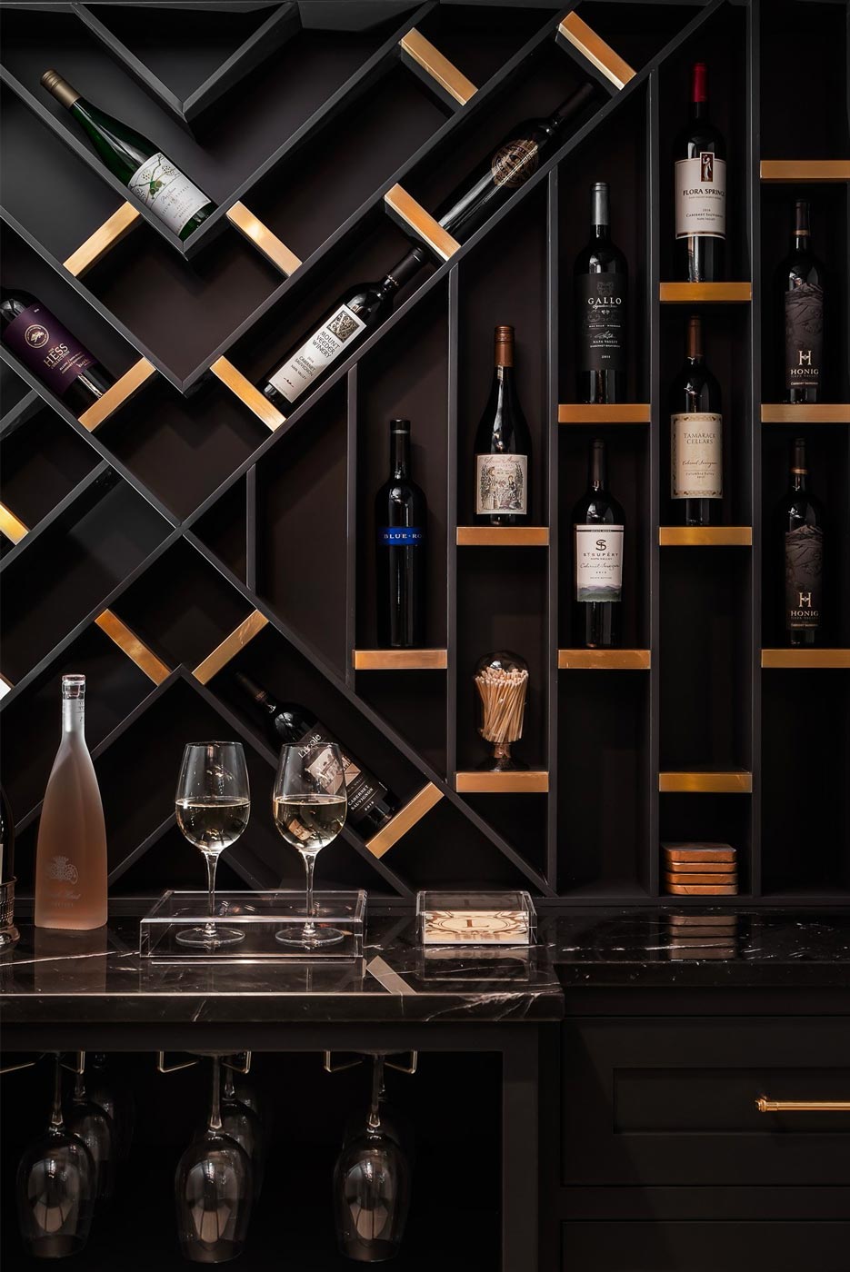 Idées de rangements déco pour bouteilles de vin