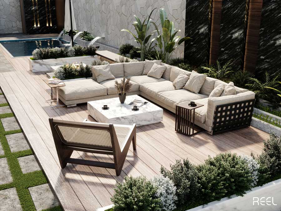 Le mobilier de jardin décore nos extérieurs - tendance 2023 - Option  d'Intérieur