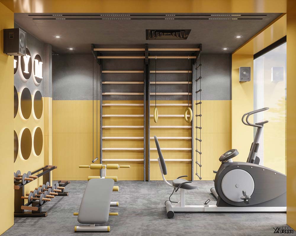 idee salles de sport amenagement sous-sols