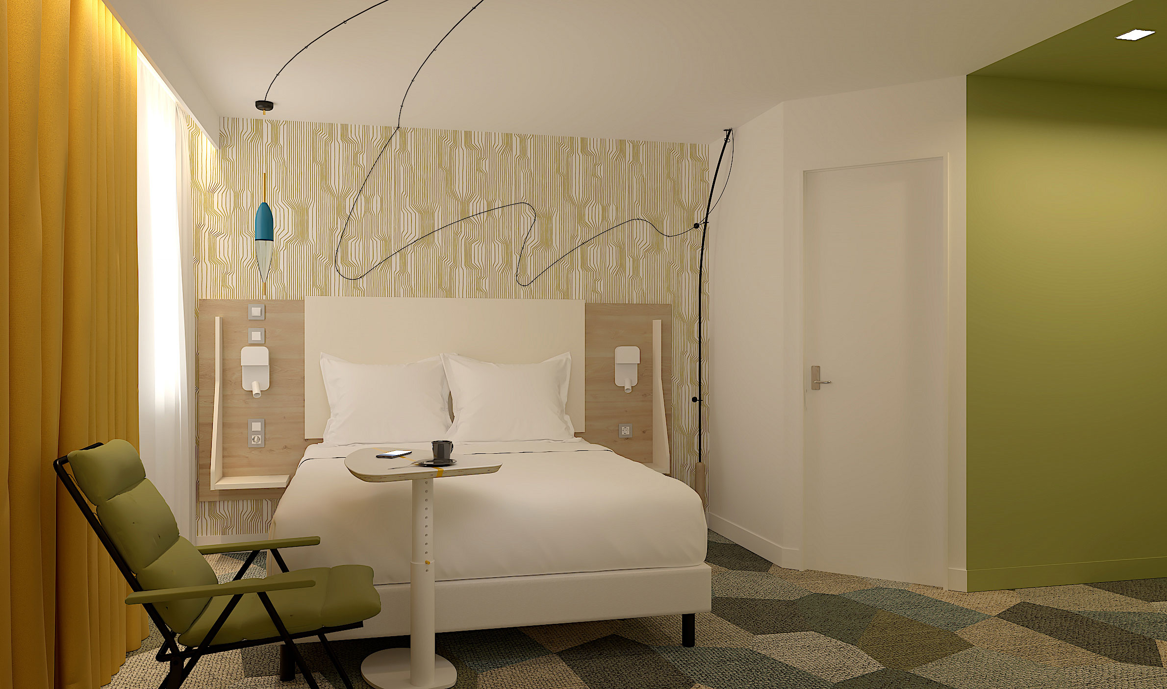 realisation-architecture-interieure-decoration-hotel-ibis-styles-bordeaux-begles-lampe-canne-a-peche