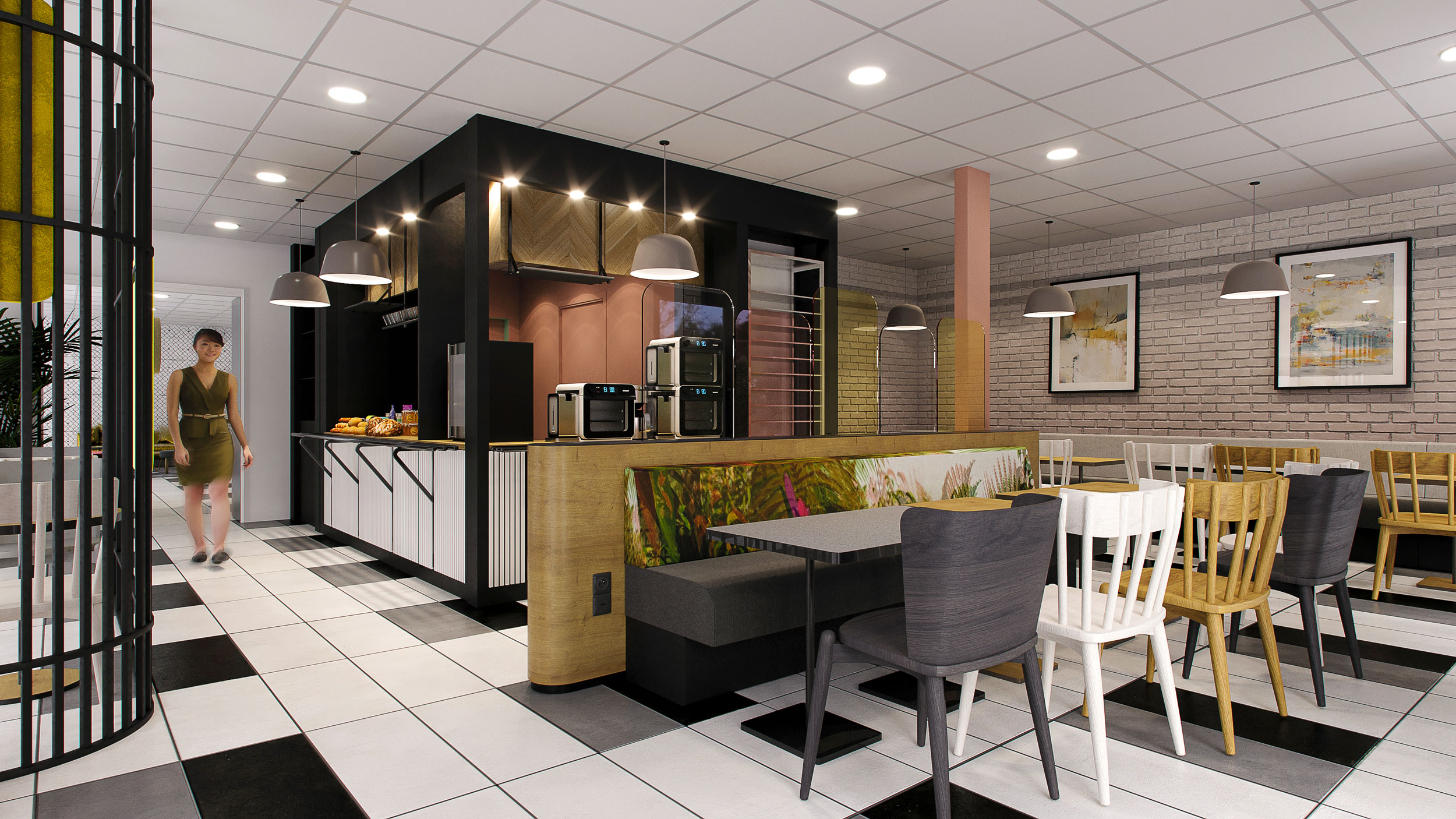 perspective-3d-projet-architecture-interieur-agencement-decoration-salle-petit-dejeuner-hotel-b&b-laval