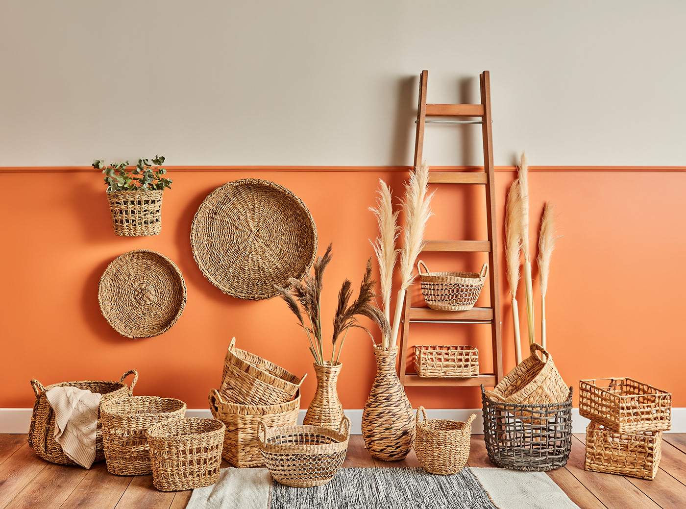 Objets artisanaux, pour la décoration intérieur des maisons.
