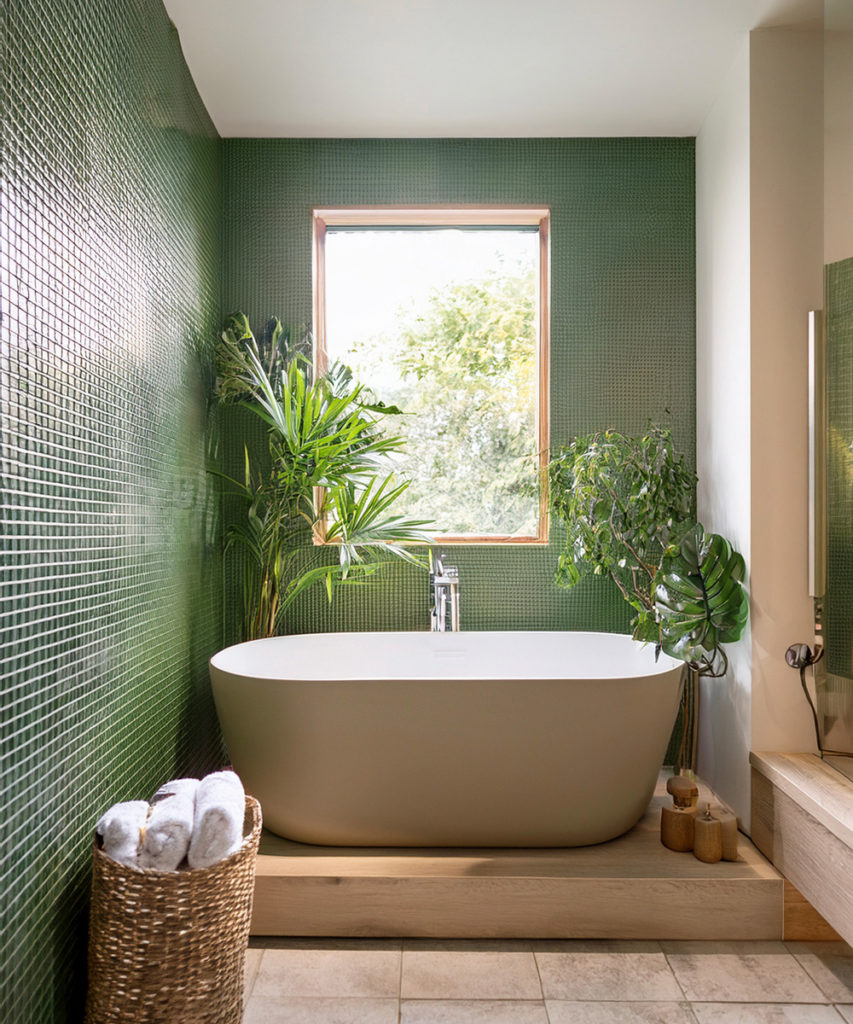 Verts profonds en décoration intérieure pour un style naturel